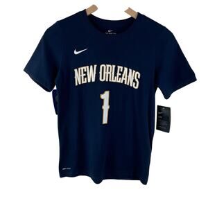 Nike New Orleans Pelicans‎ Zion Williamson Dri-FIT Youth T-Shirt Medium 10/12